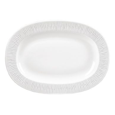 Churchill Bamboo Oval Dish Small Rimmed 203mm (Pack of 12)