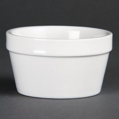 Olympia Whiteware Mediterranean Ramekins White 95mm (6 Pack)