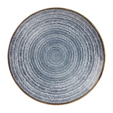 Churchill Studio Prints Homespun Coupe Plates Slate Blue 217mm (12 Pack)