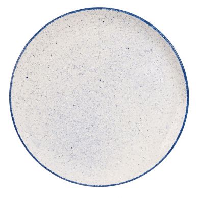 Churchill Stonecast Hints Coupe Plates Indigo Blue 324mm (6 Pack)