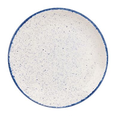 Churchill Stonecast Hints Coupe Plates Indigo Blue 165mm (12 Pack)