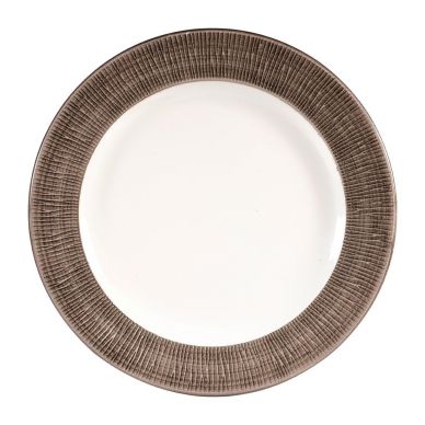 Churchill Bamboo Footed Plates Dusk 276mm (12 Pack)