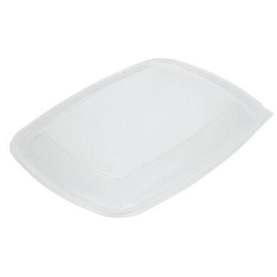 Fastpac Large Rectangular Food Container Lids 1350ml / 48oz (Pack of 150)