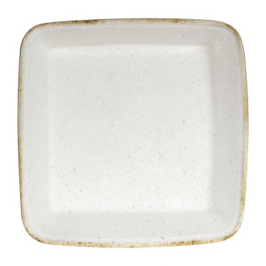 Churchill Stonecast Hints Square Baking Dishes Barley White 250mm (Pack of 6)