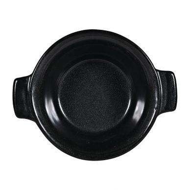 Churchill Black Igneous Stoneware Pie Dish 140mm (6 Pack)