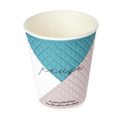 Huhtamaki Pause Disposable Coffee Cups Double Wall 340ml (740 Pack)
