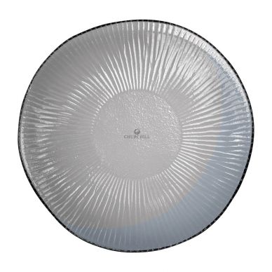 Churchill Bamboo Organic Glass Plate Dusk 225mm (6 Pack)