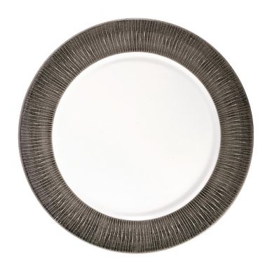 Churchill Bamboo Spinwash Footed Plates Dusk 260mm (12 Pack)