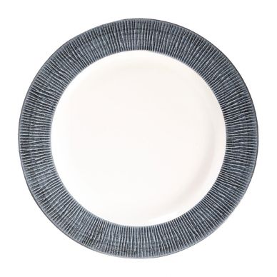 Churchill Bamboo Spinwash Footed Plates Mist 234mm (12 Pack)