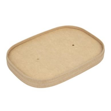 Colpac Stagione Microwavable Paperboard Food Box Lids (300 Pack)
