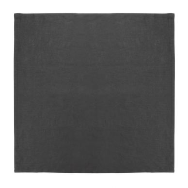 Olympia Linen Table Napkin Black 400x400mm (Pack of 12)