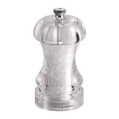 Cole & Mason Acrylic Salt Mill Capstan 4.5in