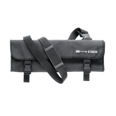 Dick Knife Roll Bag and Strap Black 11 Slots