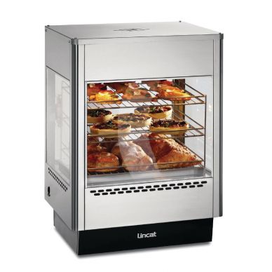 Lincat Seal Heated Double Door Merchandiser with Static Rack UMS50D