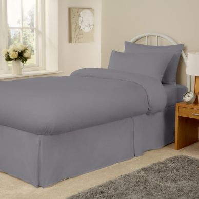 Mitre Essentials Spectrum Fitted Sheets Grey