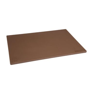 Hygiplas Low Density Antibacterial Chopping Board Brown 450x300x10mm