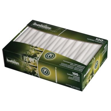 Bolsius Tapered White 10