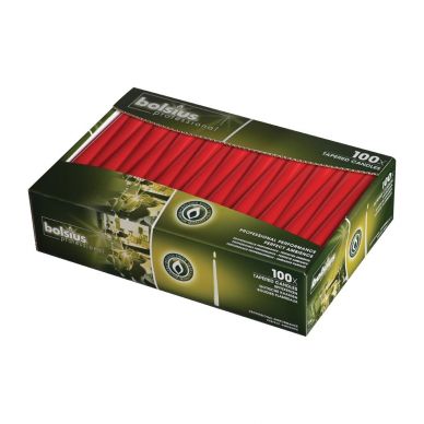 Bolsius Tapered Red 10