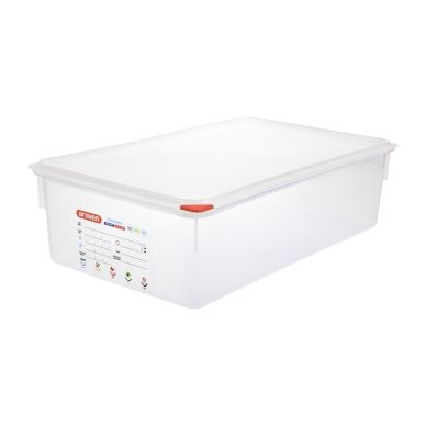 Araven Polypropylene 1/1 Gastronorm Food Storage Box 21Ltr (4 pack)