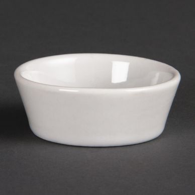 Olympia Whiteware Sloping Edge Bowls 50mm (Pack of 12)