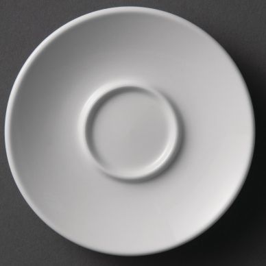 Olympia Whiteware Espresso Saucers 120mm (12 pack)