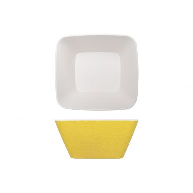 Lemon Yellow Seville Melamine GN1/6 Deep Dish 17.6 x 16.2 x 8cm