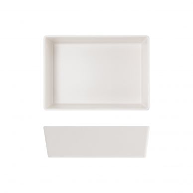 White Tokyo Melamine Salad Box 20.5 x 14.5 x 6cm - Pack of 6