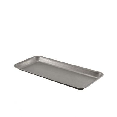 GenWare Vintage Steel Tray 36 x 16.5cm - Pack of 12