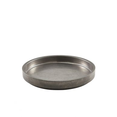 GenWare Vintage Steel Presentation Plate 20.5cm - Pack of 6