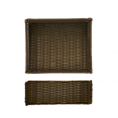 Foldable Polywicker GN1/2 Basket 32.5 x 26.5 x 10cm