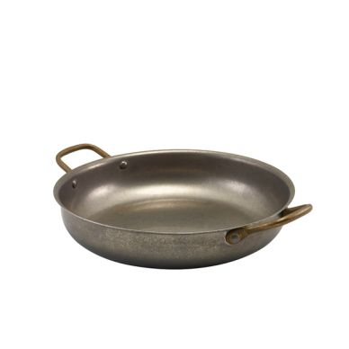 GenWare Vintage Steel Round Dish 24.5 x 5cm - Pack of 3