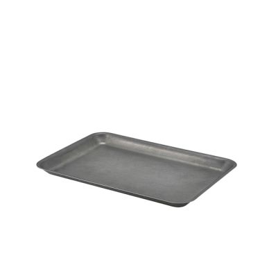 GenWare Vintage Steel Tray 31.5 x 21.5cm - Pack of 12