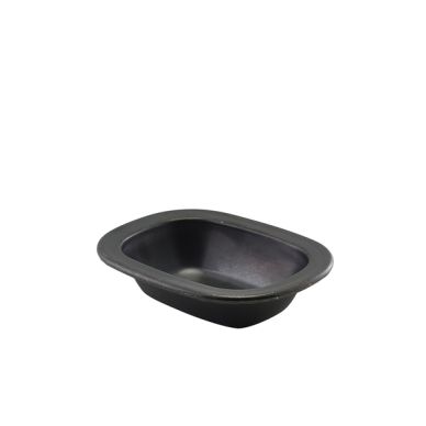 GenWare Black Vintage Steel Pie Dish 16cm - Pack of 12