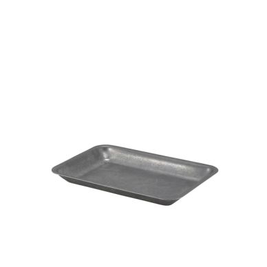 GenWare Vintage Steel Tray 20 x 14cm - Pack of 24