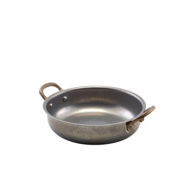 GenWare Vintage Steel Round Dish 15.5 x 4cm - Pack of 6