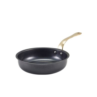 GenWare Black Vintage Steel Mini Fry Pan 15.5 x 4cm - Pack of 6