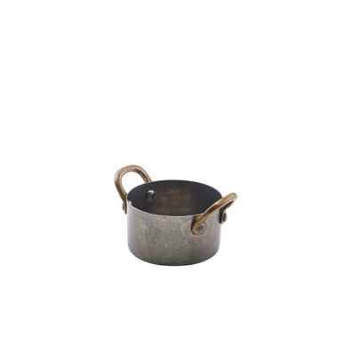 GenWare Vintage Steel Mini Casserole Dish 7.8 x 4.5cm - Pack of 6