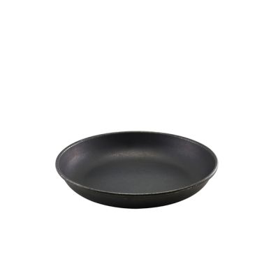 GenWare Black Vintage Steel Coupe Plate 20cm - Pack of 12