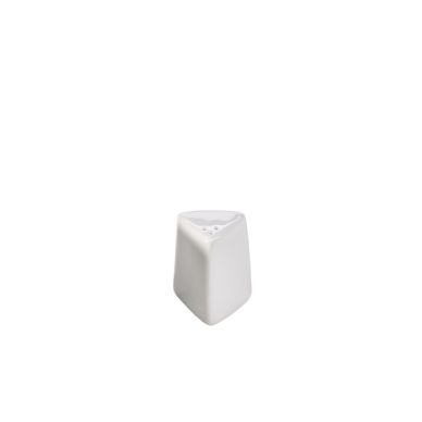 Genware Porcelain Triangular Pepper Pot 6cm/ 2.5