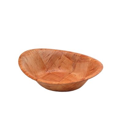 Oval Woven Wood Bowls 9