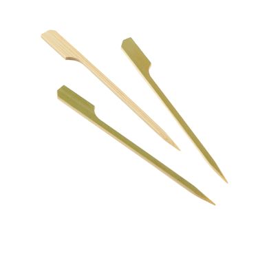 Bamboo Gun Shaped Paddle Skewers 18cm/ 7