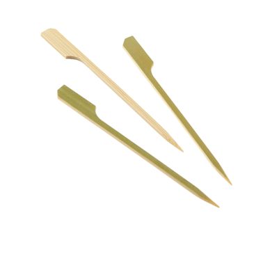 Bamboo Gun Shaped Paddle Skewers 21cm/ 8.25