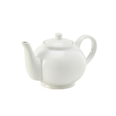Genware Porcelain Teapot 45cl/ 15.75oz - Pack of 6
