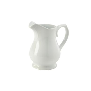 Genware Porcelain Traditional Serving Jug 14cl/ 5oz - Pack of 6