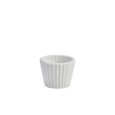 Genware Porcelain Fluted Ramekin 5.8cm/ 2.25