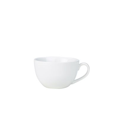 Genware Porcelain Bowl Shaped Cup 23cl/ 8oz - Pack of 6