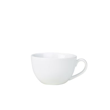 Genware Porcelain Bowl Shaped Cup 25cl/ 8.75oz - Pack of 6