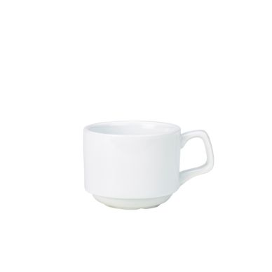 Genware Porcelain Stacking Cup 20cl/ 7oz - Pack of 6