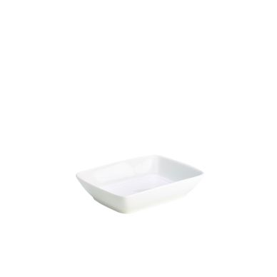 Genware Porcelain Rectangular Dish 16 x 12cm/ 6.25 x 4.75