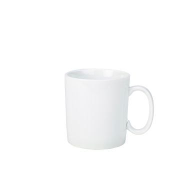 Genware Porcelain Straight Sided Mug 28cl/ 10oz - Pack of 6